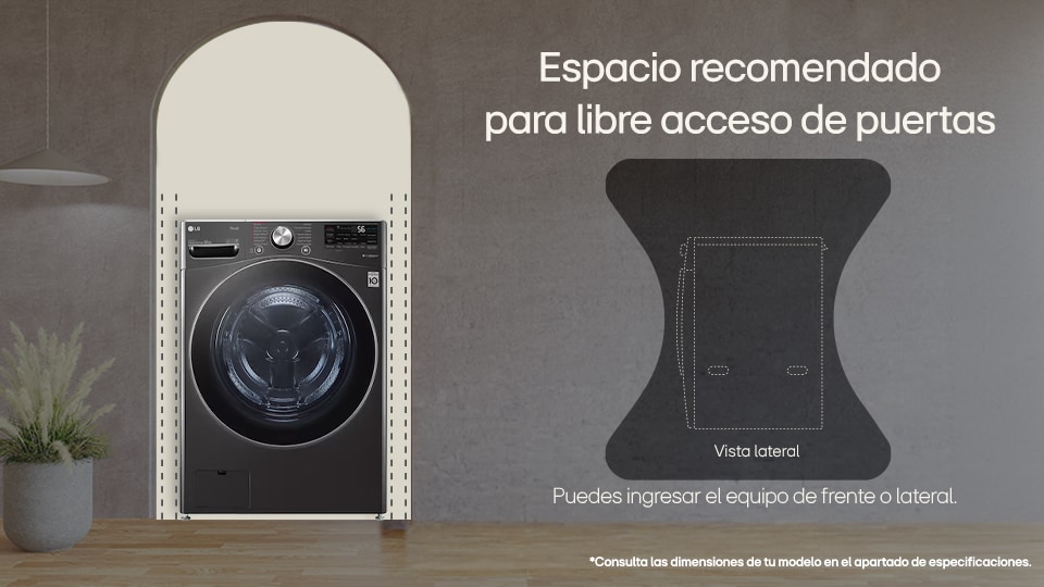 Dimensiones lavadora